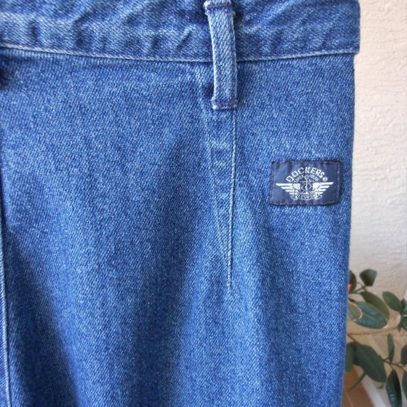 đź’•VINTAGE DOCKERS High Waisted Denim Trousers - Picture 5 of 6